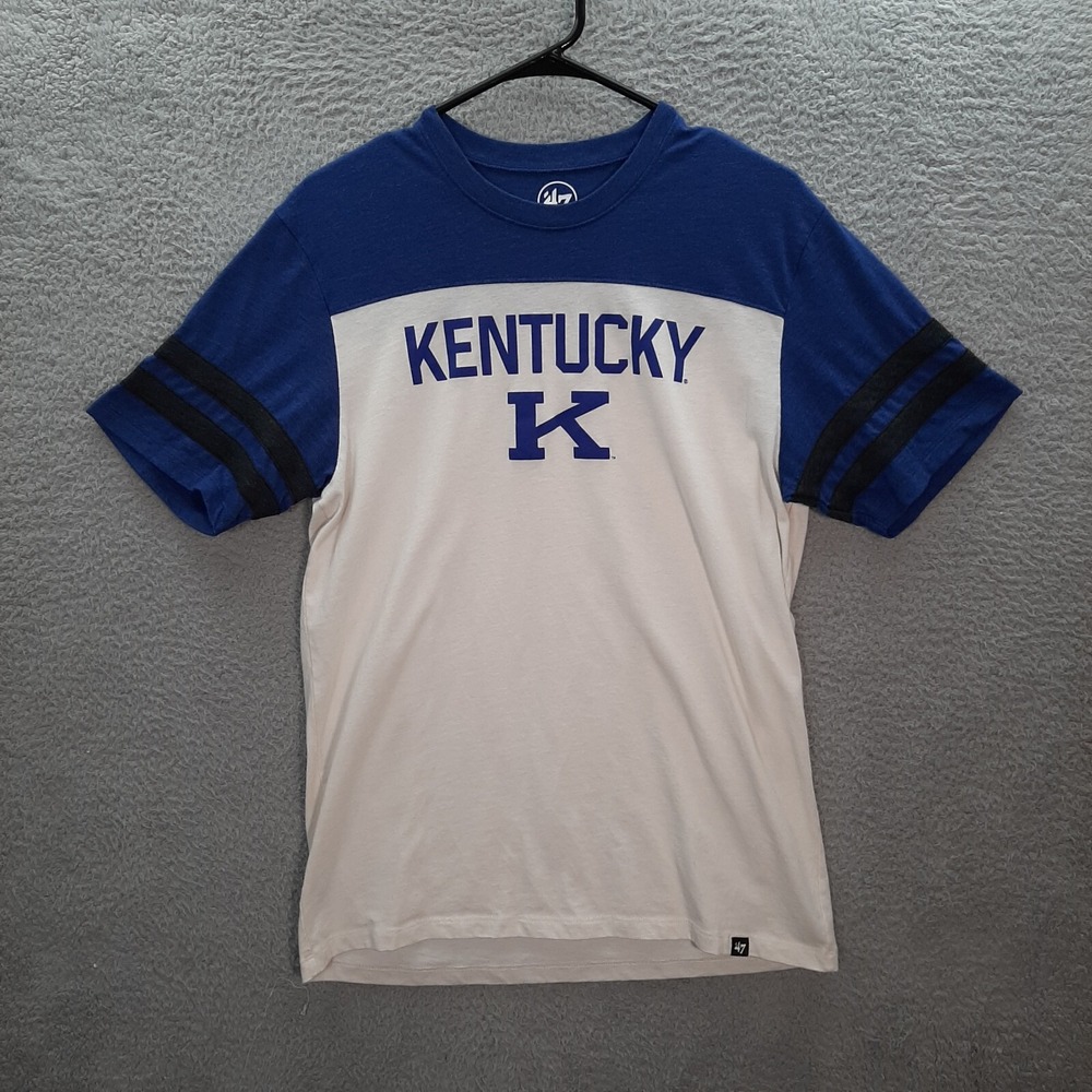 Kentucky Wildcats Shirt Adult Medium Blue White NCAA College University Sports